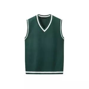 [하프클럽/해리슨]배색 브이 니트 조끼 SMEC1056