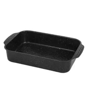 사각 오븐 접시 깊은형 뚜껑 탄소강 베이킹 세트 트레이 사각접시 세라믹