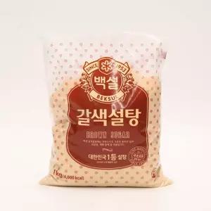 감리로운 단맛 백설 황설탕 1kg식자재 식당재료 당류 가공식품 양념 사탕수수 슈가 베이킹 달고나 뽑기