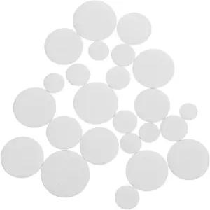 사운드 홀을 위한 가넥 24Pcs 바순 패드 타이트 씰 및 방진 기구 수리 액세서리를 양가죽 개스킷 화이트