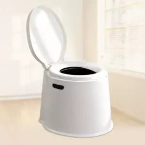 노인용 이동식 변기 캠핑 간이 화장실 실내 실외 좌식 성인