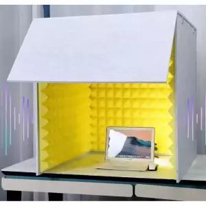 미니 방음 부스 간이 방음벽 촬영 소음 집중 가림막 유투브