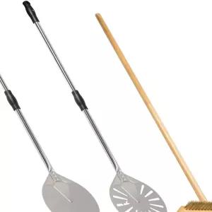 피자 식당 빗자루 피자오븐 삼각 업소용 화덕 스크래퍼 브러쉬 화로 그릴 오븐 장대