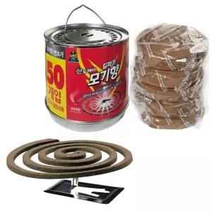 킬파프 모기향 50개 캔연소기통 거치대 보관 연소 향연소 홀더 케이스 받침 야외연소 캠핑용품