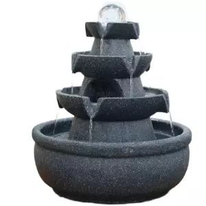 분수대 흐르는 인테리어 장식 물 실내 돌 미니 물멍 물소리 미니분수대 물레방아 실내분수