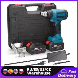 무선히팅건 열풍기 무선 공기 난방 기계 3 PVC 노즐 리튬 충전식 휴대용 히트 건 튜브 장비 전동 공구