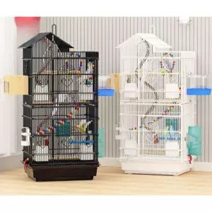 초대형새장 2단새장 앵무새 스테인리스 키우기 소형 이동장 앵무새장 철제 새집 초대형