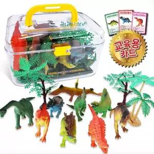다양한 공룡 모형 교육용 카드 장난감 과학 완구동물피규어 자연학습 곤충 곤충어 규어 세트 교구