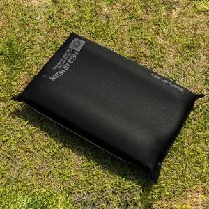 카즈미 캠핑 베개 휴대용 여행 에어 필로우 블랙자충 불어쓰는 용품 소품 충전