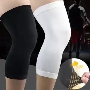 얇은 무릎 압박 보호대 운동 타이즈 스포츠 니슬리브