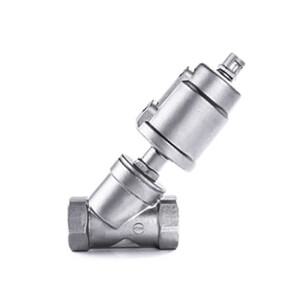 호환 암나사 Y 타입  앵글 시트 밸브 DN15 DN20 스테인레스 304 용접 클램프 고온 증기  1/2 3/4 1