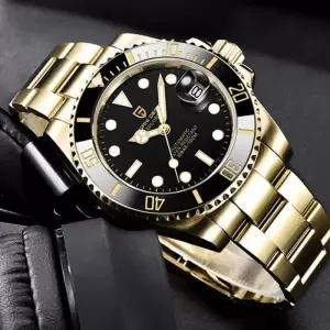 [백스테이]B183WC 통금메탈 오토매틱 손목시계 사파이어글라스