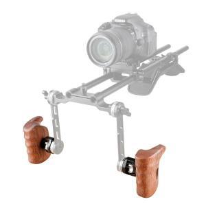 Kayulin 목재 카메라 핸드 그립 악력기 M6 ARRI 로제트 마운트 좌측 우측 범용