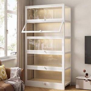 피규어 장식장 투명 유리 71043 노트르담 브릭 계단 F1 팔콘 FKP