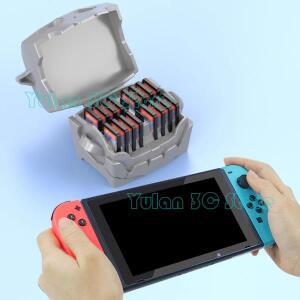 닌텐도 호환 스위치 해골 모양 게임 카드 16 장 + TF 2 보관함 상자 케이스 OLED 라이트 호환 액세서리