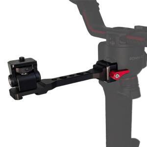 DJI RS 2 3 Pro/Mini용 호환 퀵 릴리스 NATO 클램프 콜드 슈 마운트가  조정 가능한 카메라 모니터