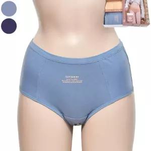 심플하고 깔끔한 디자인 샘방지 코팅 러뷰 위생팬티 3매입생리대 하이웨스트 하이 방수 비닐 비닐천