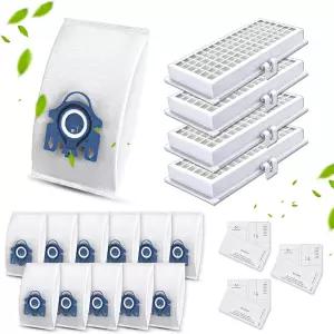 콤보 교체 헤파 에어클린 SF-HA 30 필터 및 3D 효율 GN 진공청소기 가방 밀레 모델 클래식 C1 컴플리트