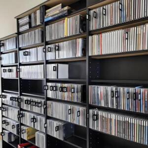 26개 알파벳 CD DVD 비닐 레코드 정리용 호환 디바이더 공간 절약 파일 분리기 가정 사무실 음악 앨범용