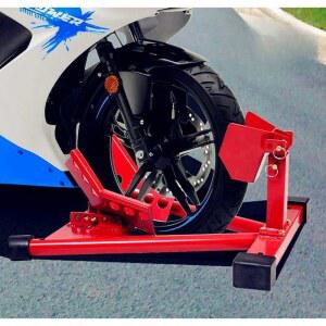 오토바이 앞바퀴 고정대 브라켓 한계기 거치대 스쿠터 어 정비 이동 바이크스탠드