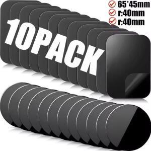 자동차 차량용 호환 휴대폰 거치대용 호환 자석 금속판 범용 호환 철판 스티커 태블릿 데스크 브래킷 마운