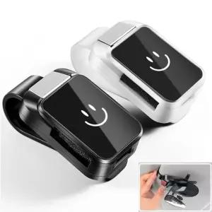 선바이저 선글라스클립 스마일 집게형 안경거치대