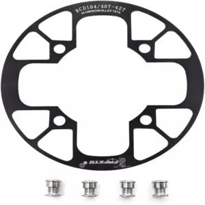 UPANBIKE 산악 자전거 체인링 가드 104 BCD 알루미늄 합금 프로텍터 커버 32~34T 36~38T 40~42T 스프로킷용