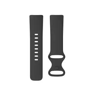 Fitbit Charge 5  6 인피니티 액세서리 밴드, 공식 Fitbit 제품, 블랙, 라지
