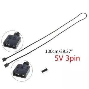 모니터연결케이블 연결선 컴퓨터 샤시용 5V 3 핀 RGB 커넥터 허브 분배기 케이블