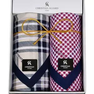 영화 크리스찬 오자르 손수건 2매 면손 수건 순면 나염 패션