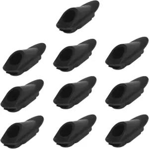 로타테타 10개 자전거 케이블 튜브 클램프 그로밋 프레임 브레이크 버클 클립 홀더 구멍 내부 내장 변속