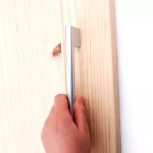 가구손잡이(반달봉 2구)600mm_570p서랍장손잡이 도어 신발장 옷장 장농