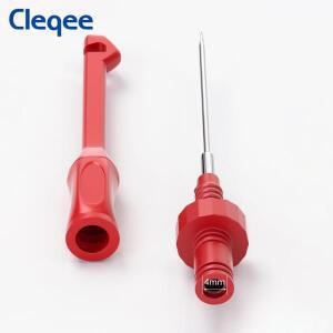 P30057 4MM 잭이  2PCS  프로브 클립 비파괴 와이어 피어싱 백 핀  펑크 후크 도구