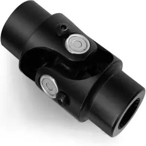 라브로파 3/4인치 20 스플라인 X 원형 스티어링 샤프트 U 조인트 싱글 블랙 유니버설 커플링 전체 길이