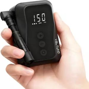 벨투노 미니 전기 자전거 펌프 디지털 압력 게이지 스마트 오토 스톱 USB-C 충전식 로드 바이크 MTB