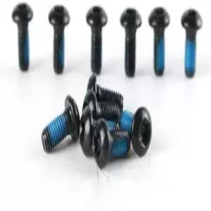 MTB 디스크 브레이크 로터용 12개의 M5x10mm 강철 볼트 쿠저 팩 - 자전거 Torx T25 나사