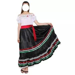 멕시코 전통 의상 세계 여성 판초 코스튬 민속 민족 전통음식 공연 전통의상 모노무드