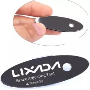 Lixada 1/2/4PC 디스크 브레이크 패드 조정 도구 자전거 장착 보조 산악 로터 정렬 스페이서 수리 키트용