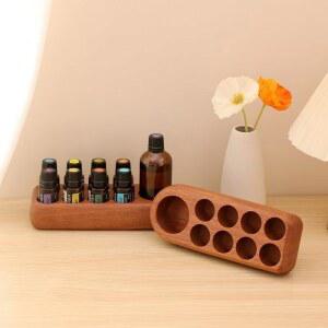 진열함 상자호두나무 수납함 북유럽 상자를 수공예 너트 안전 목재 나무 가장자리 포장 좁은