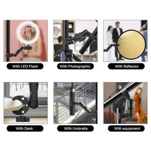 더블 슈퍼 클램프 카메라 마운트 매직 소켓 암 브래킷 우산봉 모니터  반사판 스튜디오 호환 액세서리용