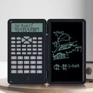 [문구] 블랙 전자 공학용 클레버 계산기 메모패드 접이식