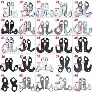 자전거행어 변속기 MTB 자전거 후면 걸이 레이싱 프레임 기어 Mech 테일 후크 아웃 컨버터 어댑터 1PC