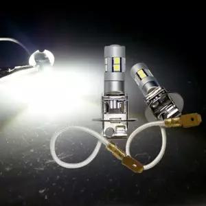 12V-24V용 H3타입 3030 파워 LED안개등(1개)차량용LED등 LED자동차전구 H3 LED램프 등LED LED등 등전구 LED