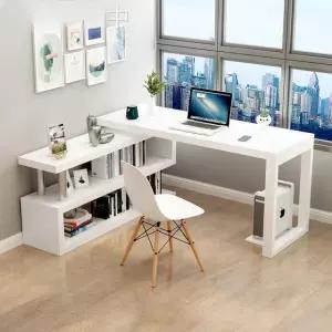 ㄱ자책상 게이밍 데스크 화이트 코너 l형 ㄱ자 컴퓨터 기역자 사무실 코너형 학생 테이블