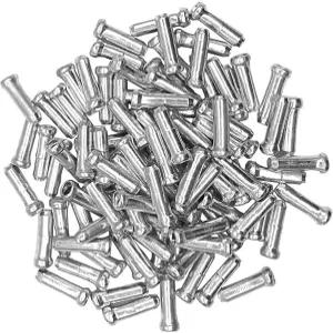 산악 자전거 도로 위한 Quacc 100 PCS 케이블 엔드 캡 브레이크 크림프 와이어 실버