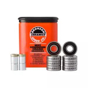 브론슨 스피드 코 세라믹 스케이트보드 베어링 오렌지