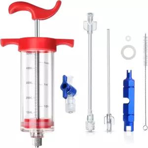 콜코스피 사이클링 튜브리스 실란트 인젝터 노 바이크 타이어 주사기 60ML 및 자전거 프레스타 슈레이더