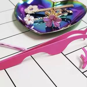 인조 속눈썹용 튼튼한집게 세밀한 작업용 미용집게