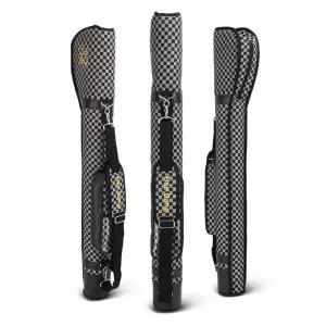 해강 HB-23 블랙실버 체크 파크골프 가방백 간이백 하프백 경량백 방수 스탠드 연습장