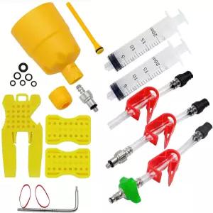 SRAM 메이븐 DB8 표준 미네랄 오일용 CYCOBYCO 브레이크 블리드 키트 튜브 드라이버 및 도구가 포함된 완전